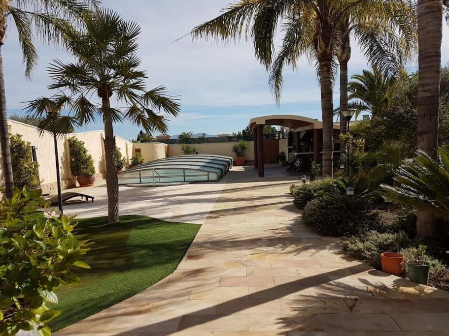 Chalet & Piscina-Jardin-Barbacoa Murcia Bagian luar foto